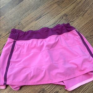 Lululemon Pink and Purple Skirt